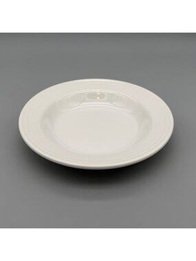Fiesta Linen Ceramic 9-Inch Rimmed Soup Bowl Homer Laughlin USA
